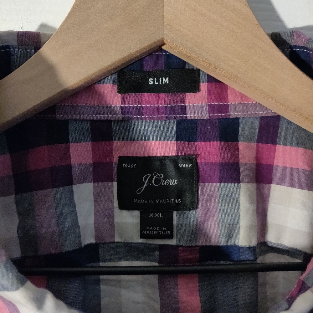 J. Crew Plaid Slim Fit Shirt